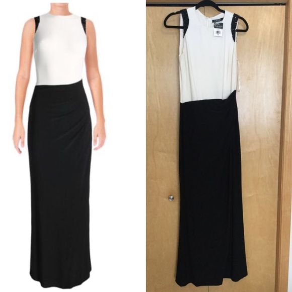 Lauren Ralph Lauren Womens Colorblock Embellished - Picture 3 of 7